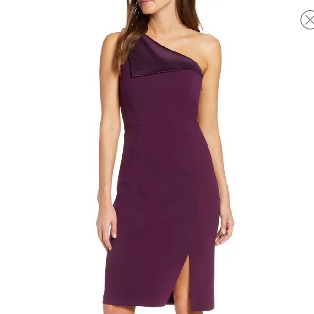Vince Camuto one-shoulder sheath dress